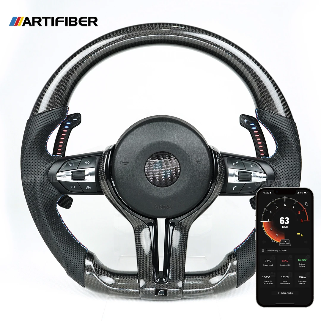 

100% LED Magnetic Paddle Shifter for BMW F10 F30 G20 M3 i8 3 Series E46 E90 5 Series G30 Z4 G30