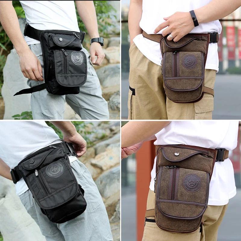 Motorcycle Drop Taille Beenzak Dijriem Heup Bum Waterdicht Motor Tactisch Reizen Mobiele/Mobiele Telefoon Portemonnee Heuptasje Zakken