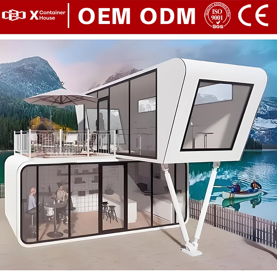 Modern Capsule House Price Manufactured Home Prefab House Villa Prefabricated Houses Housing Modular Container Office Building