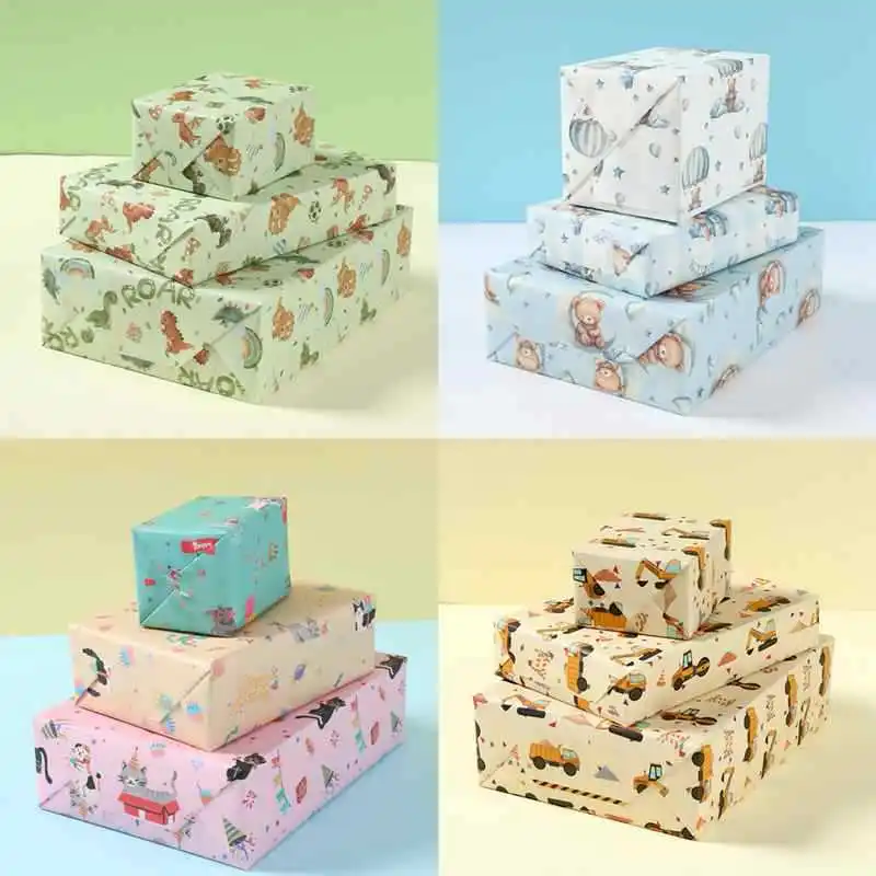

Gifts Packaging Paper Printed Gift Wrap Sheets Kids Birthday Wrap Decorative Craft Paper Decor For Decorative Crafts Kids Party