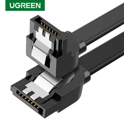 Ugreen SATA Cable 3.0 to Hard Disk Drive SSD HDD Sata 3 Straight Right-angle Cable for Asus MSI Gigabyte Motherboard Cable Sata