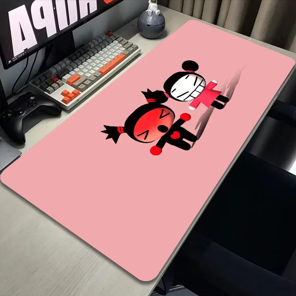 Cute Cartoon Pucca Garu  Mousepad Large Gaming PC Compute Gamer Keyboard Mouses