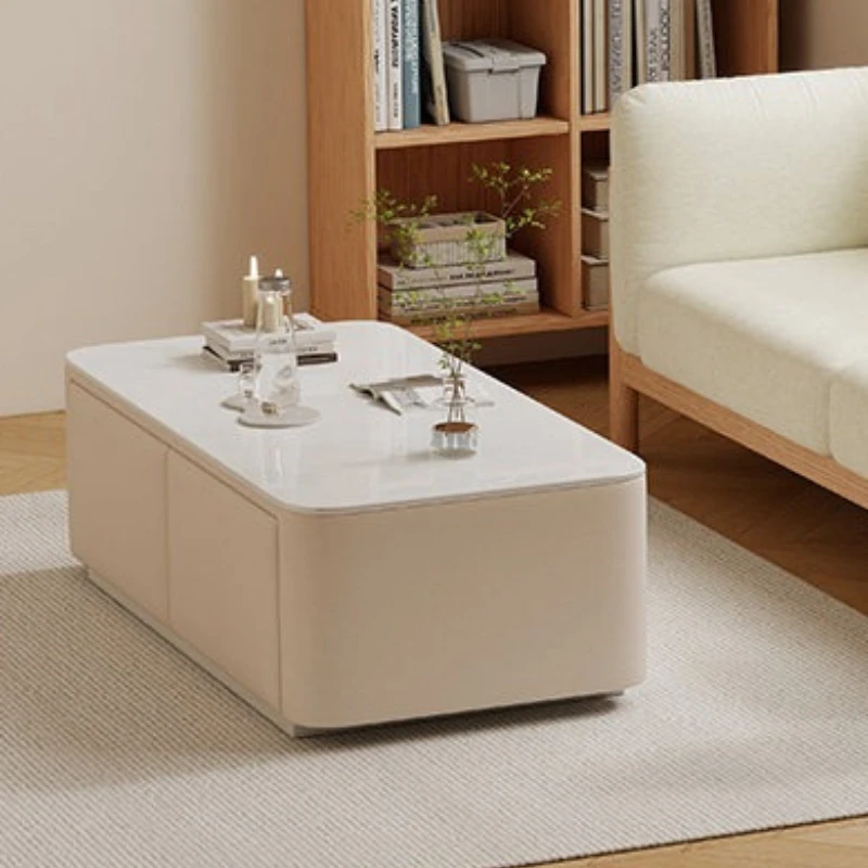 

cream wind designer coffee table light luxury high-end living room small Coffee table apartment low beistelltisch furniture