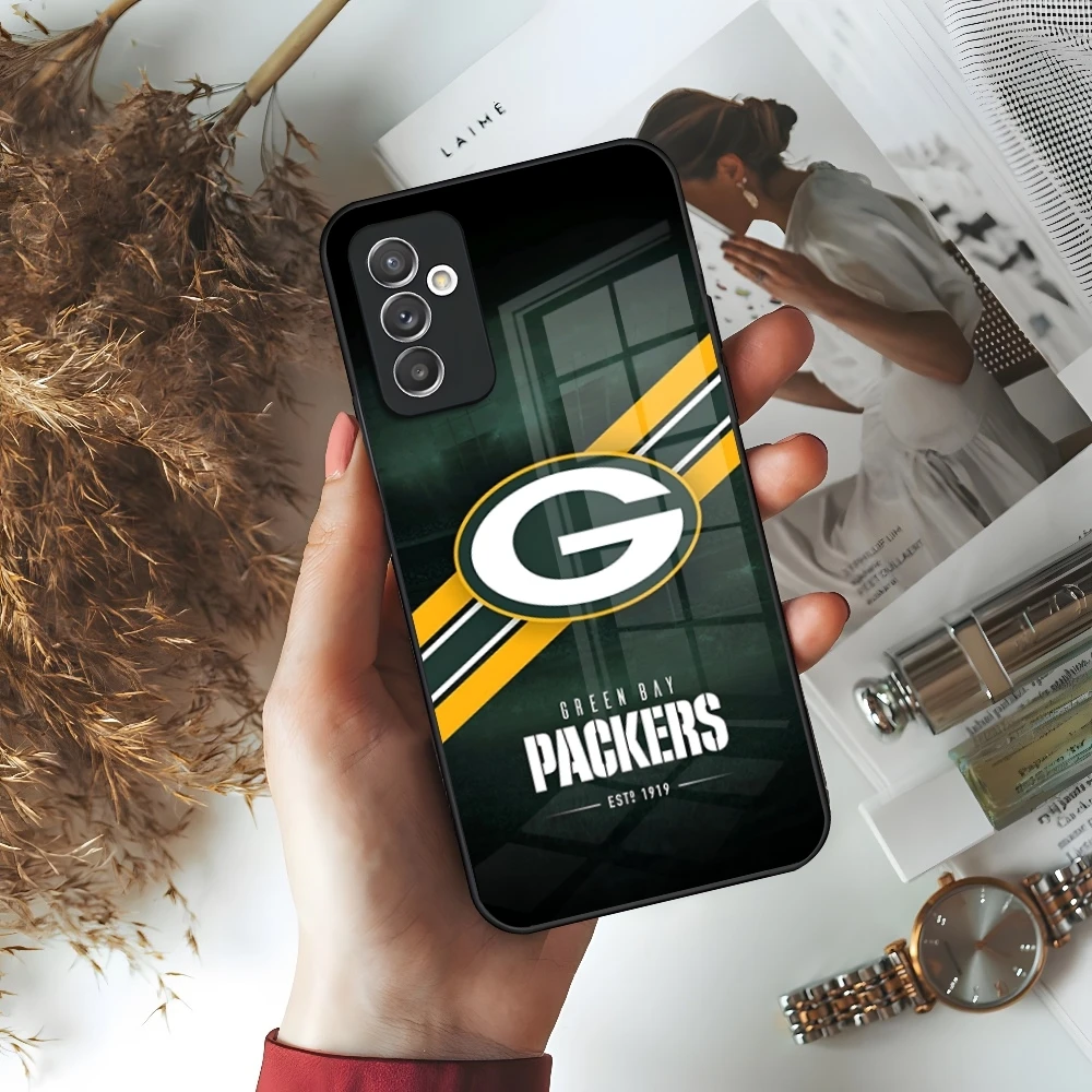 G-Green B-Bay P-Packers Phone Case for Samsung Galaxy S24 S23 S22 S21 S20 A24 A34 A54 A53 Note20 M54 Fe Ultra Plus Glass