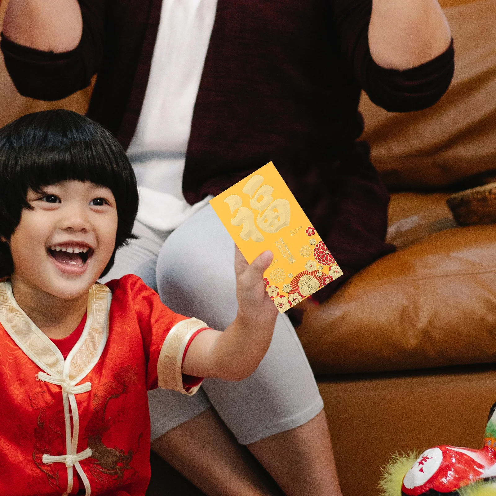 

Cartoon Red Envelopes Year Of The Snake Design Money Envelopes For Cash Spring Festival Red Packets Greeting Card Holders