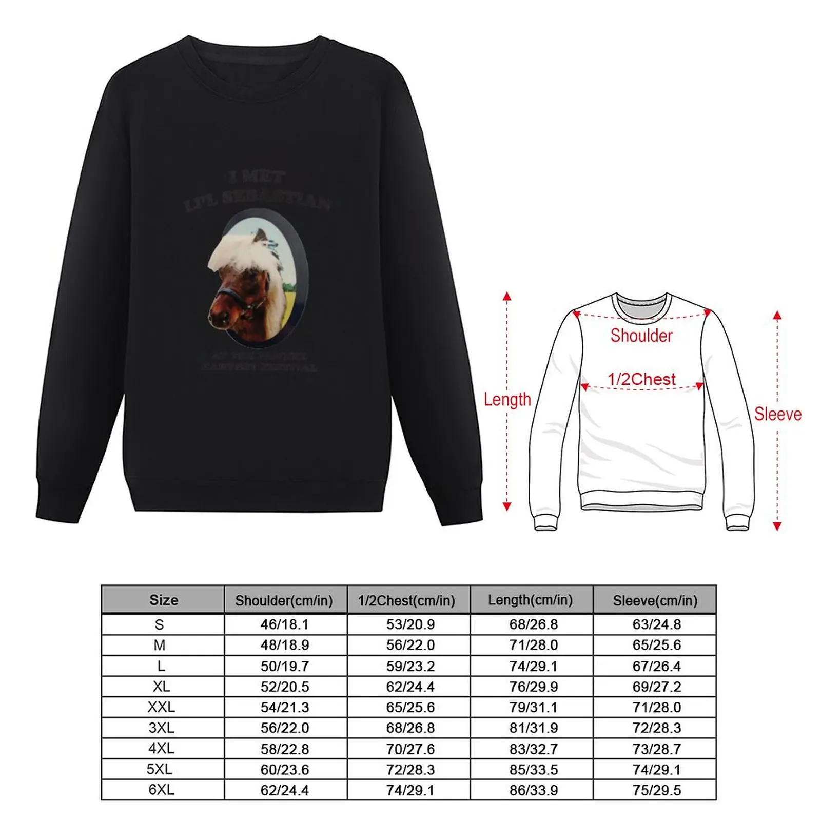 Li'l Sebastian Sweatshirt aesthetic clothing fashion men korean clothes new in sweatshirts