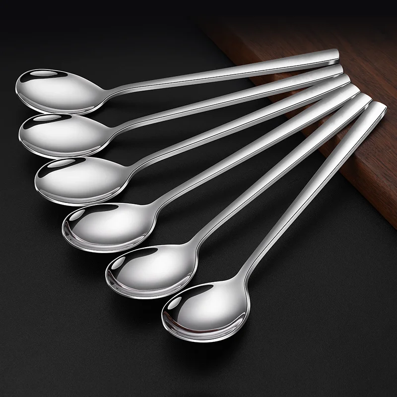 

LFGB Certificate 316 Stainless Steel Spoon Luxury Soup Ladle Tableware Dinnerware Cutlery Family Kitchen Banquet Accessories