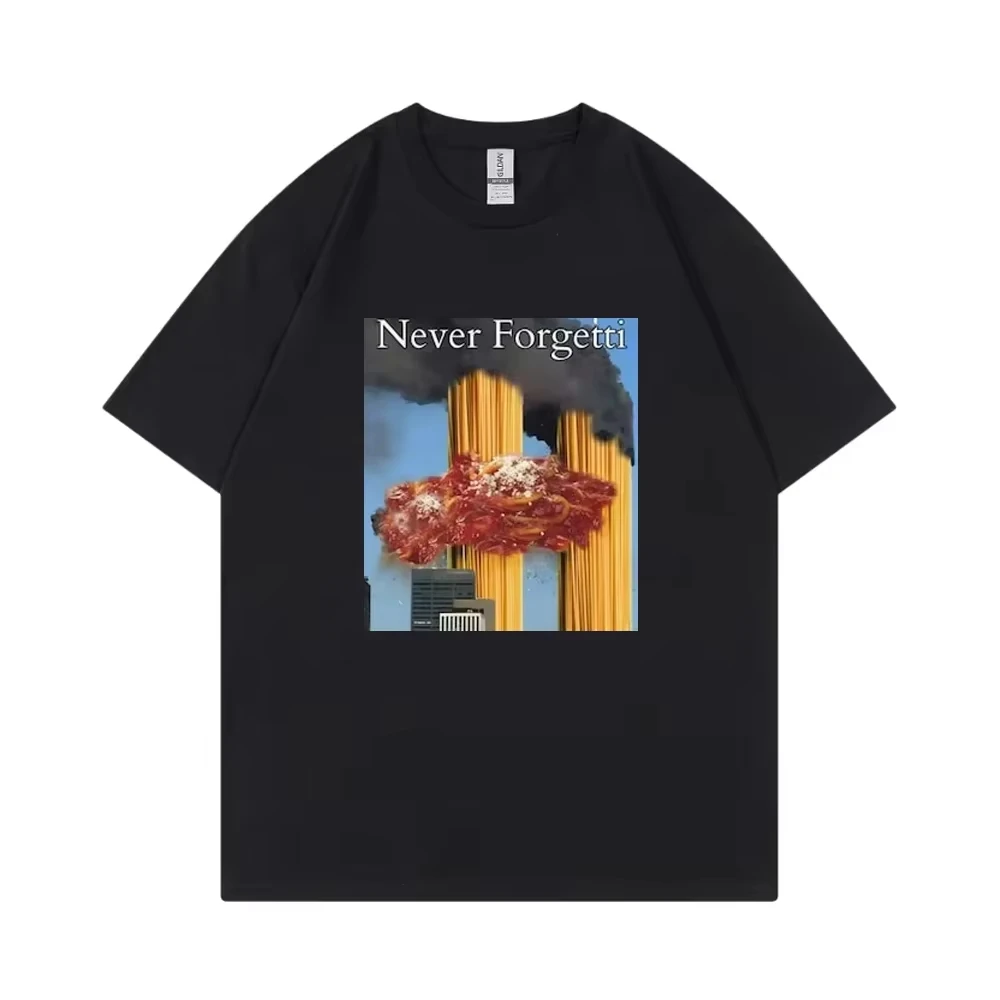 Never Forgetti T Shirt 11 9 Funny September 11Th Casualty Memorial Women Tee Unisex Women Casual High Quality Top