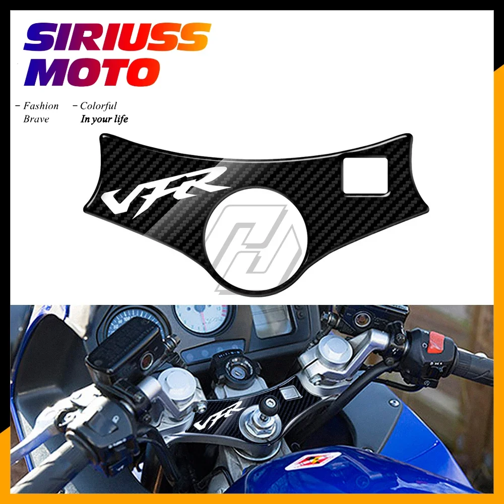 3D Carbon-look Upper Triple Yoke Defender Case for Honda VFR800 Up To 2001