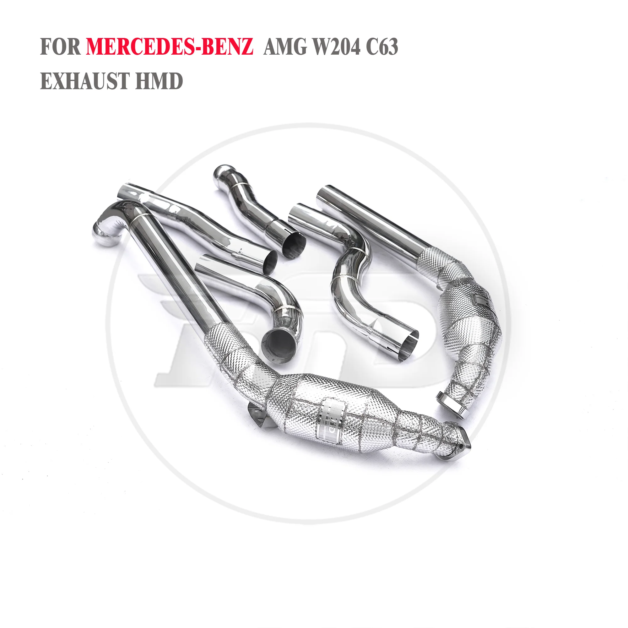 

HMD Exhaust System High Flow Performance Downpipe for Mercedes-Benz AMG W204 C63 With Catalyst Pipe