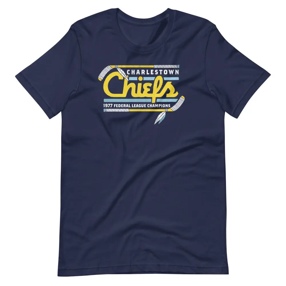 Charlestown Chiefs Slap Shot Movie T Shirt   long or short sleeves