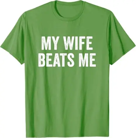 Meine Frau beats me – Ehemann-T-Shirt „I Love My Husband“-Buchstaben-gedrucktes Spruch-T-Shirt mit lustiger Beziehung für Paare, Hochzeitsoberteile – Detail 6