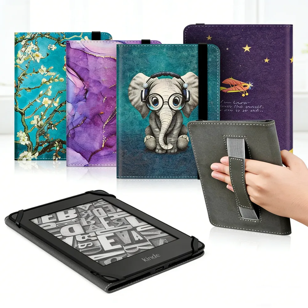 Funda para Onyx Boox Vasco Da Gama 2 3, Onyx Boox James Cook 2 6'', Tolino Shine3 Vision 1/2/3/4, Funda Universal para EBook de 6 Pulgadas