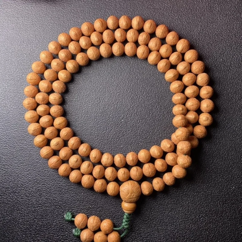 Nepalese Seed Prayer Couple Bodhi 108 Buddha Beads Bracelet Men and Women