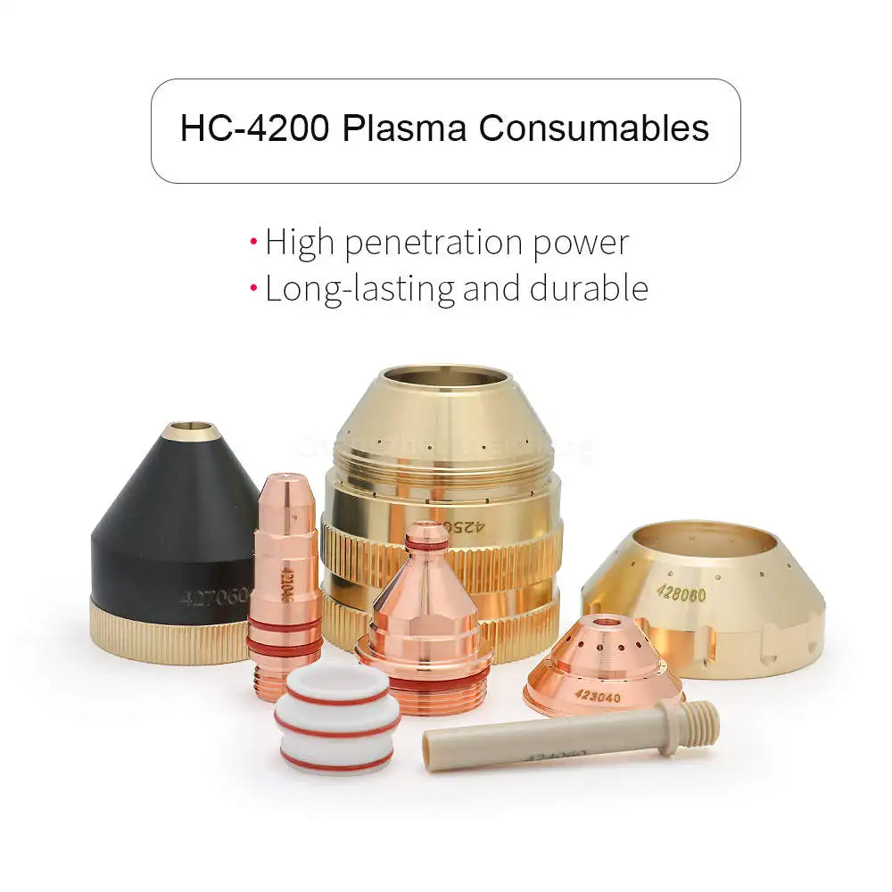 Jiusheng Tapa de retención de corte por plasma de cobre 425060 425160 HC-4200 Consumibles de antorcha