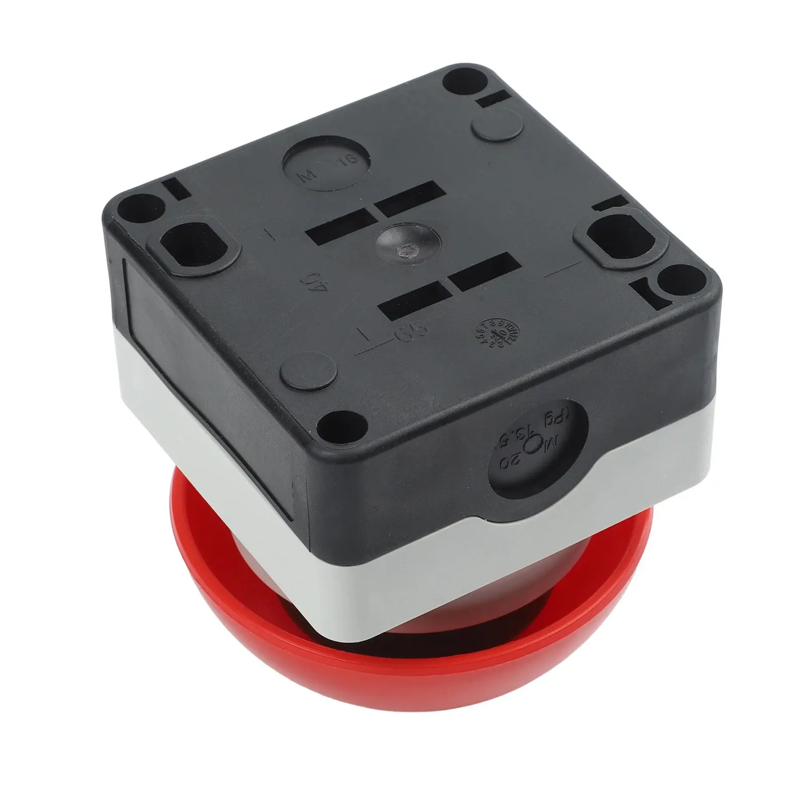 Multi Color Mushroom Head Safety Stop Button Switch Available in Red Green Yellow Black for Industrial Use 440V