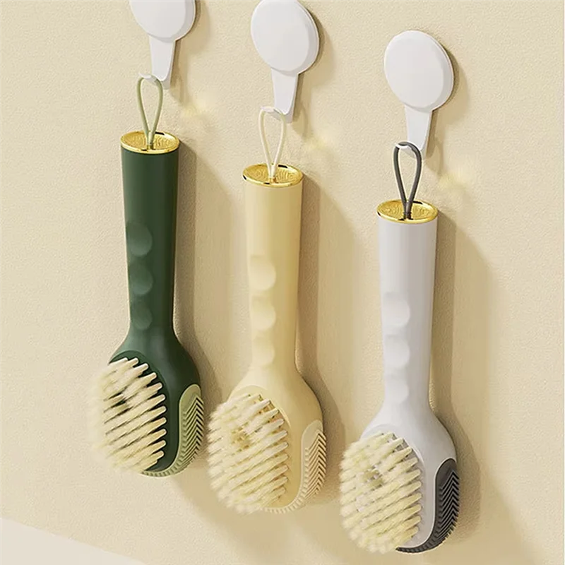 ABKD brosse à chaussures multifonctionnelle pour le linge et les pantoufles, outil de nettoyage ménager en plastique pour accessoires de maison et de jardin