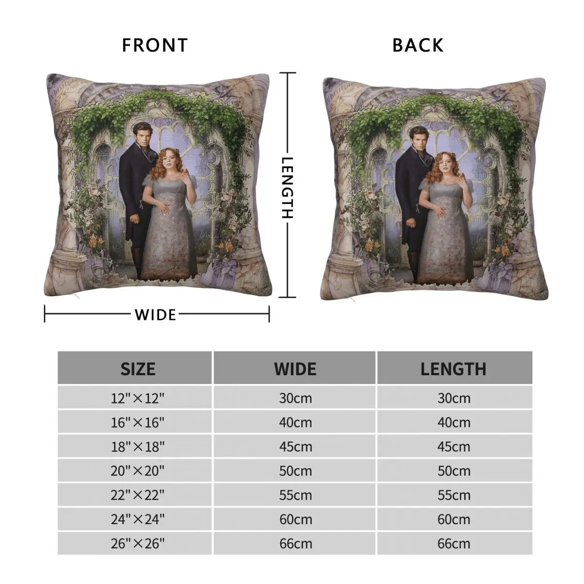 Penelope Colin In Garden Square Pillowcase Polyester Linen Velvet Creative Decorative Throw Pillow Case Bed Cushion Cover 45x45