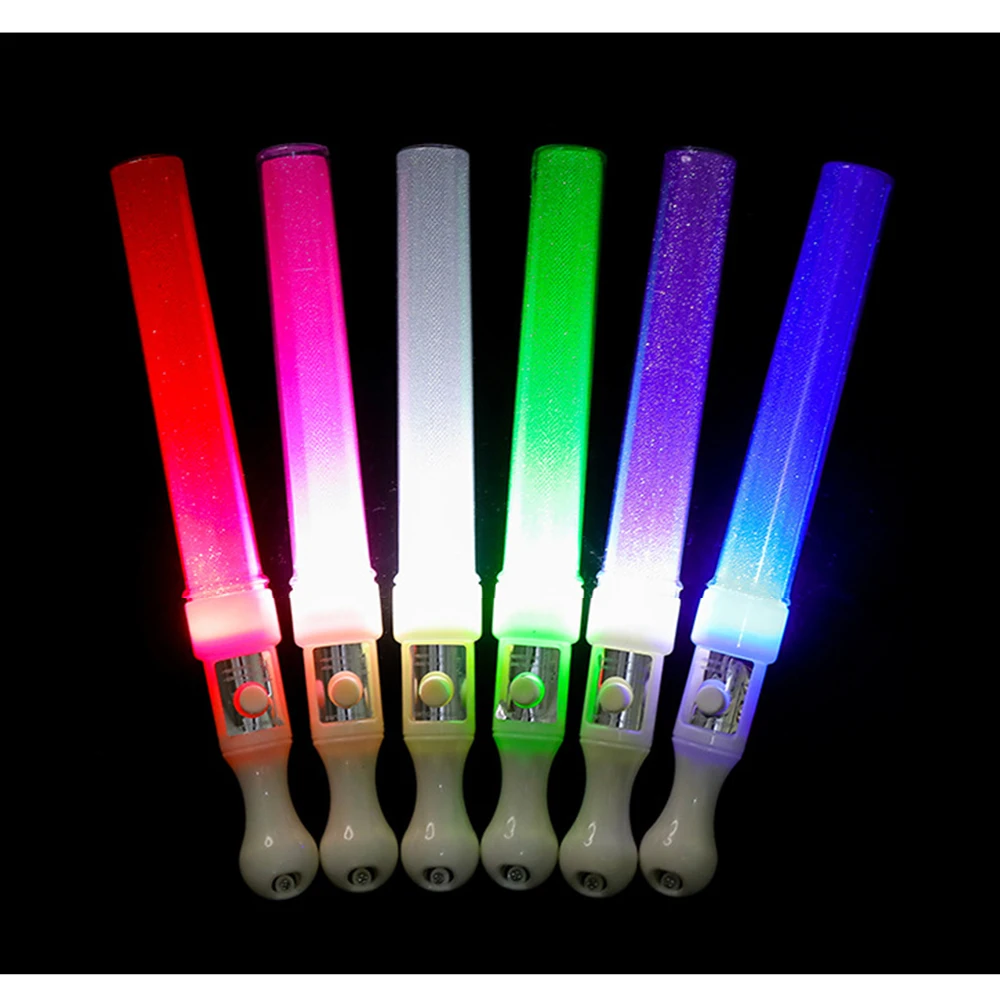 10/20pcs LED Glow Sticks Colorful Glow Lightstick Cheer Tube Dark Light for Christmas Birthday halloween Party Wedding Supplies