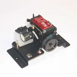 L200AC DIY Metal Twin Cylinder Red Engine TOYAN Mini Methanol Engine Model Kit Toy