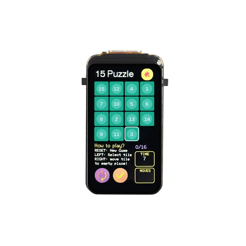 ESP32-C6 placa de desenvolvimento de tela de 1.47 polegadas 172 × 320 suporta WiFi 6 Bluetooth ESP32 tela sensível ao toque de 1,47 polegadas tipo C