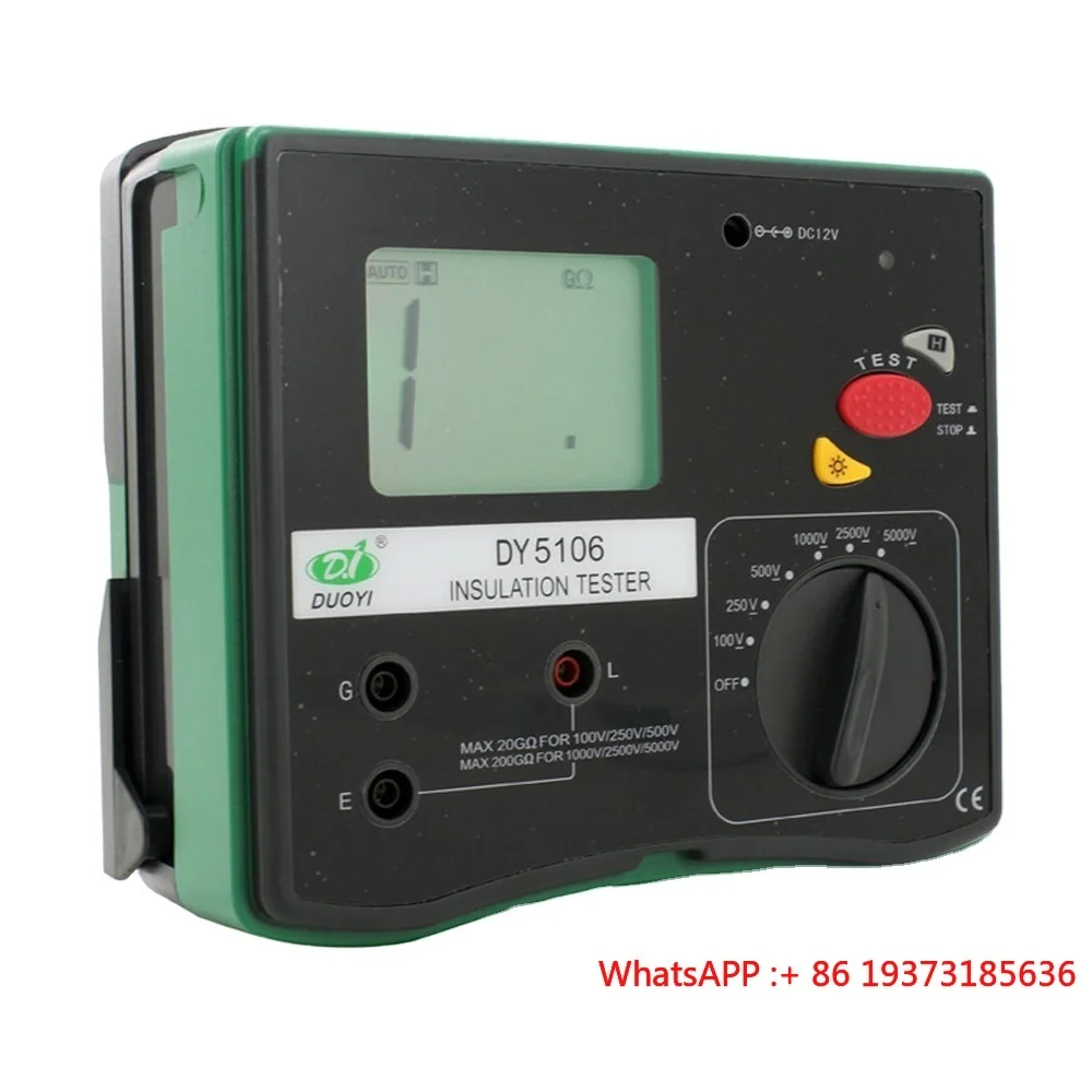 DY5106A Tester Multi-functional Digital Insulation Resistance Tester Digital Display Ohmmeter Testing Machine