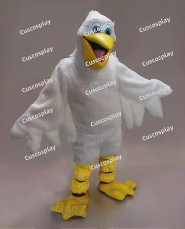 Christmas Eagle Mascot Costume Cartoon Character Eagle Bird Mascotte Mascota Outfit Suit Halloween Fancy Dress Suit