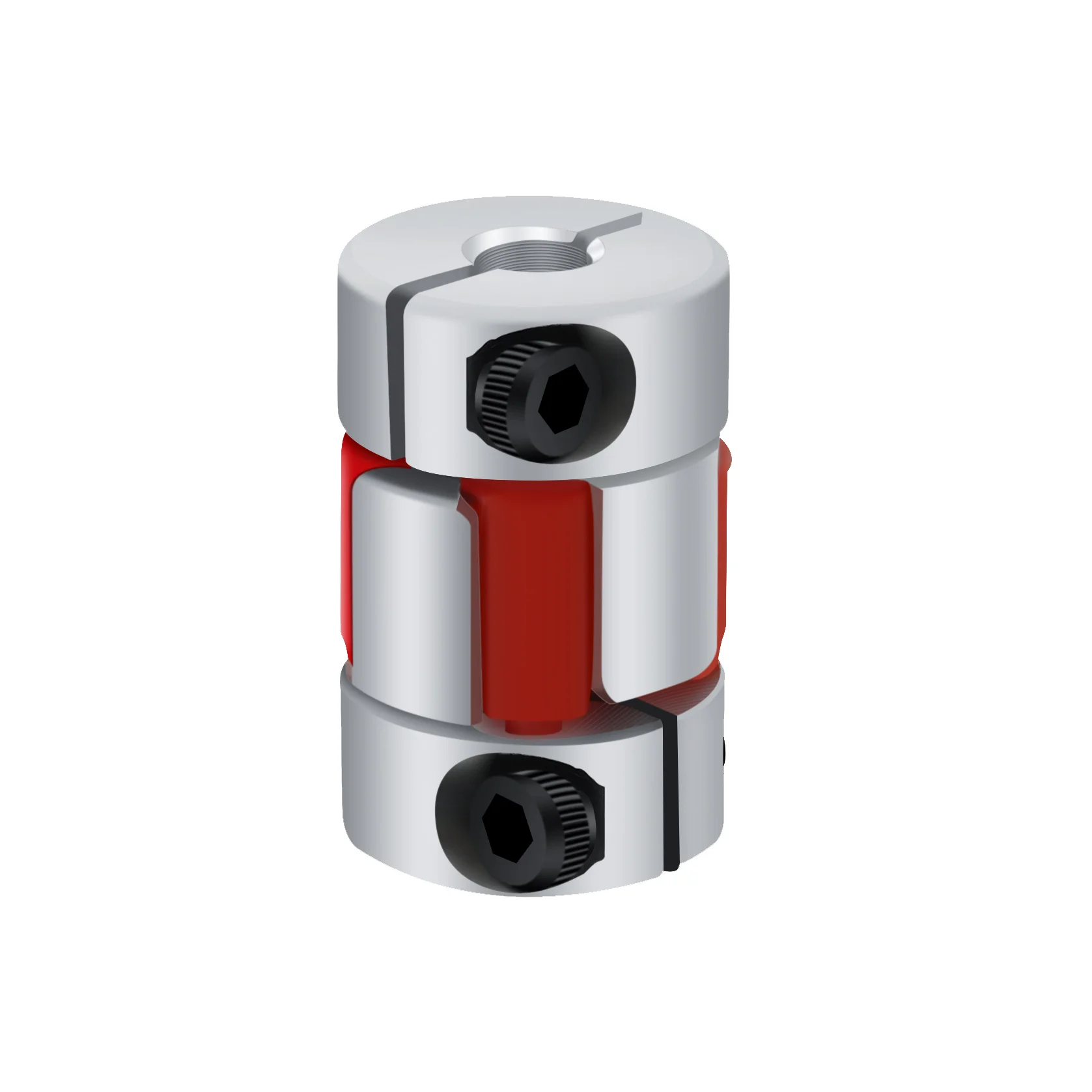 D25L35 Coupler D25 L35 three Jaw Aluminium Plum Flexible Shaft  Coupling  Motor Connector Flexible Coupler 5/6/6.35/8/10/12mm