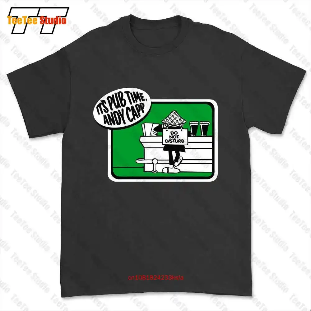 Maglia Ultras U14 J Cotone Terrace Hooligans Il suo tempo del pub Andy Capp T-shirt Tee F66O