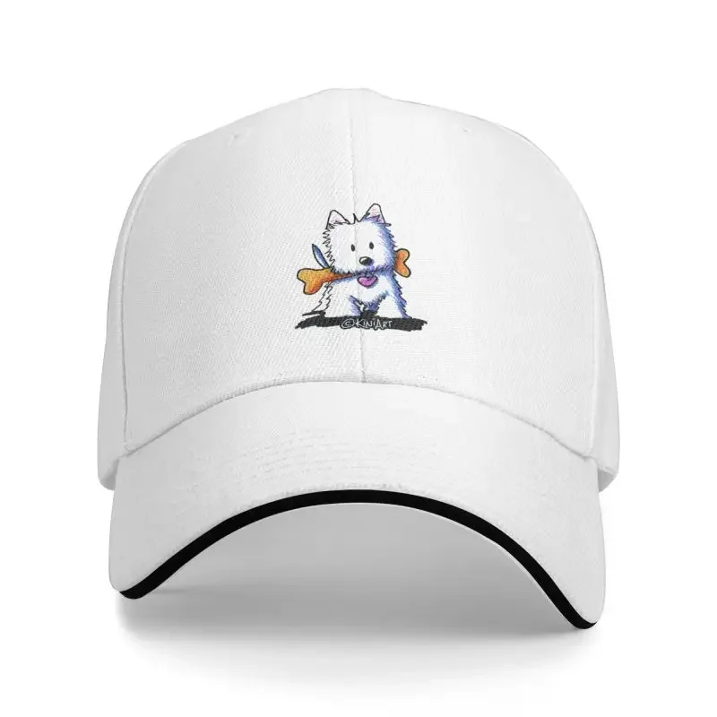 Personalized West Highland White Baseball Cap for Men Women Adjustable Puppy Dog Pet Hat Fit Sports Outdoor for Sun Protection