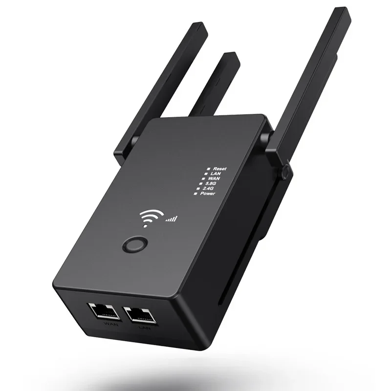 Wi-Fi range extender outdoor without cable Wifi signal repeater 1200Mbps 5.8GHz&2.4GHz Router Booster Through Wall AP Model