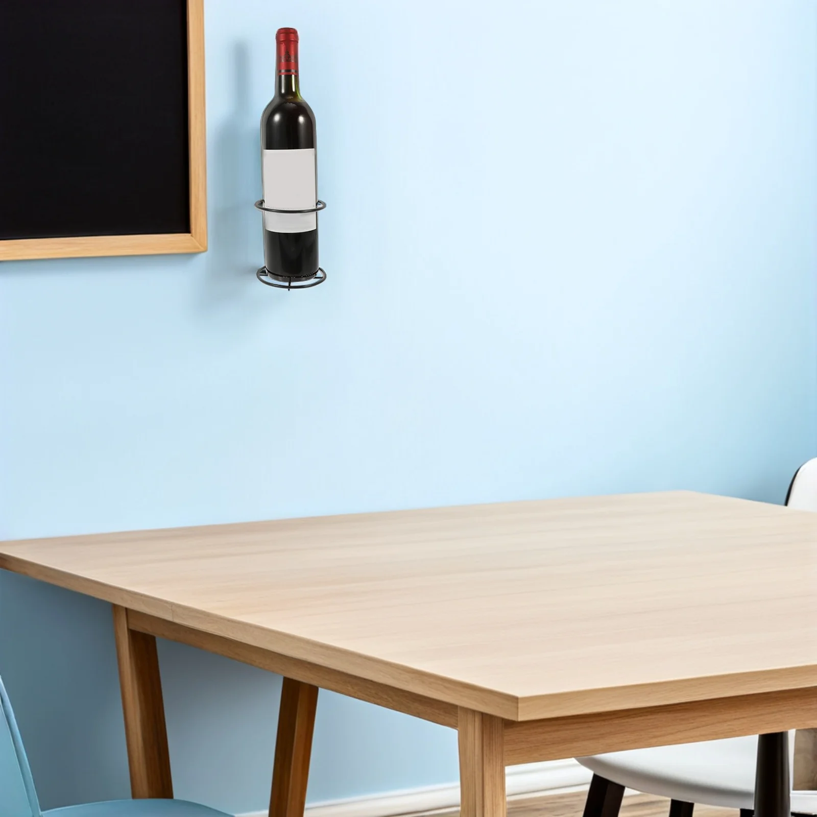 

4Pcs Metal Wall Wine Rack Single Bottle Display Modern Style for Home Bar Kitchen Decor Wine Rack for Wall