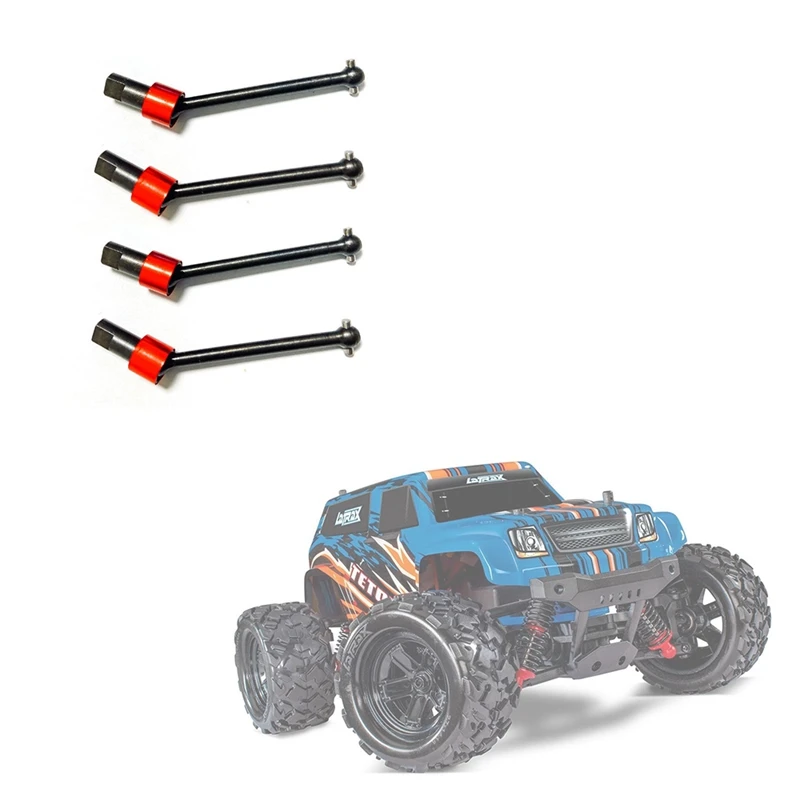 Metal CVD Drive Shaft, Driveshaft para Traxxas, LaTrax, Teton, 1/18 RC Car, Peças de Atualização, Acessórios, 1, 4pcs