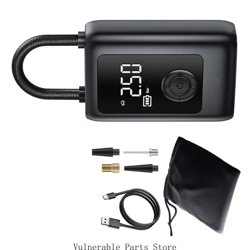 

D0UC Easy Carry Wireless Air Compressor Digital Display насос шин для транспортных средств для транспортных средств