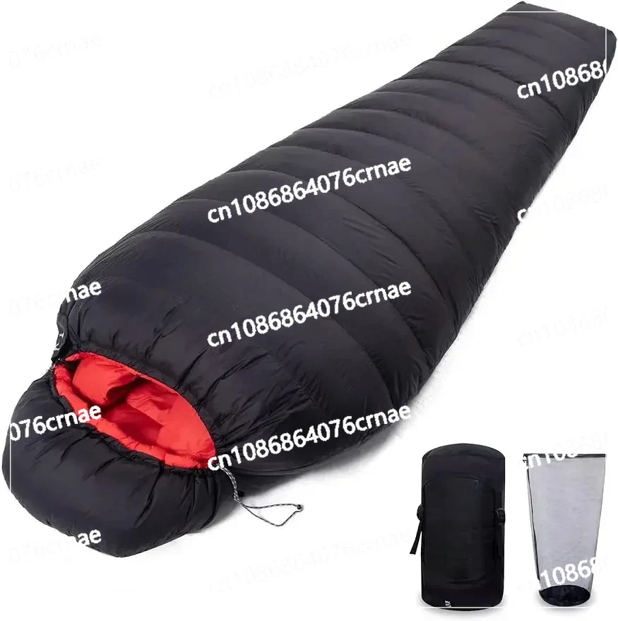 Ultralight Down Sleeping Bag for Adults with 600 Fill Power, Compact Sleeping Bag with Compression Sack for Backpacking