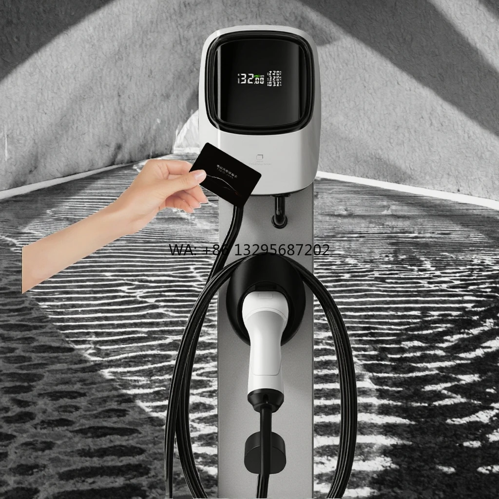 

Новая настенная зарядная станция для электромобилей 7 кВт, 32 А, 230 В переменного тока, Тип 2, быстрая зарядка, кабель 5 м, регулируемая, SUPERGENIE, IP65