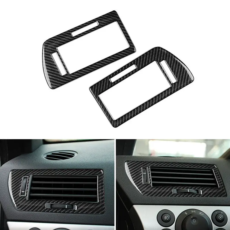 For Opel Astra H MK5 2004 2005 2006 2007 2008 2009 2010 Car Accessories Dashboard Panel Side Air Outlet Vent Frame Sticker Trim - view 3