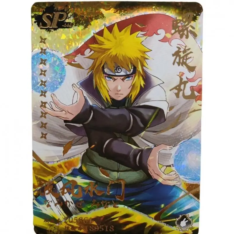 Naruto Namikaze Minato Haruno Sakura Ootutuki Kaguya Sp Cards Anime Figure Bronzing Game Collection Card Toy Birthday Gift