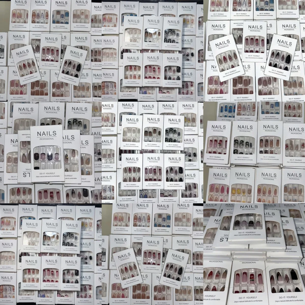 

3500 styles of randomly shipped, handmade press-type nail art sets in INS, Y2K, and other styles; DIY square full-coverage ABS nail art tips; epoxy resin and electroplated nail art tips; suitable for all women, easily create salon-quality nails.
