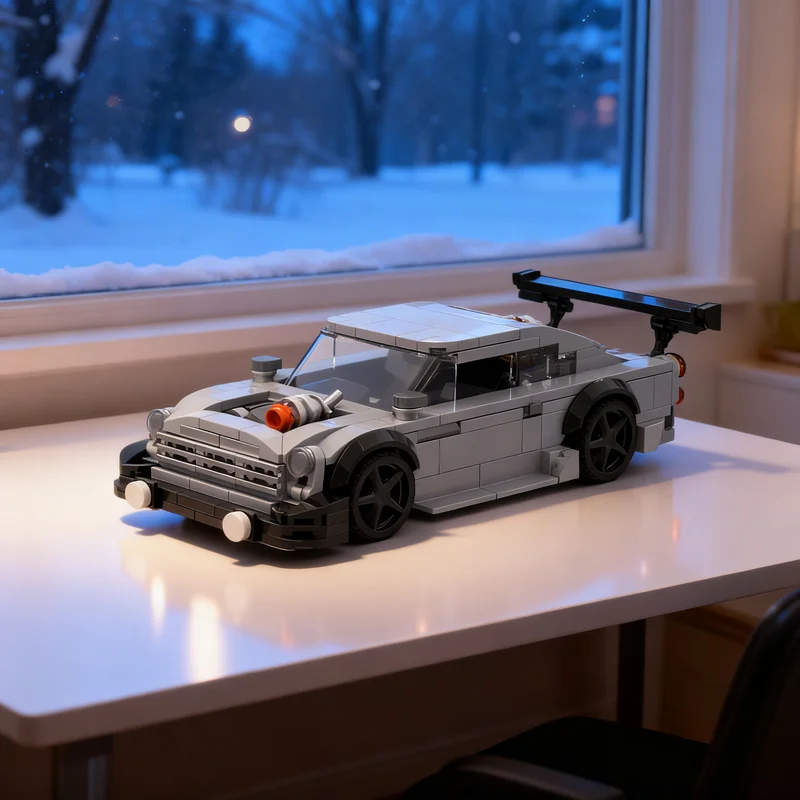 

275 деталей MOC Aston Martin DB5 Pikes Peak City Champions, конструктор, игрушка, подарок, креативный коллекционный набор для демонстрации, премиум-класс