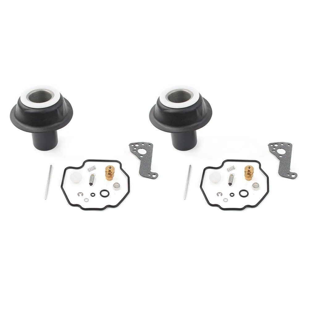 2Sets Carburetor Rebuild Repair Kit Plunger Diaphragm For VIRAGO 535 XV535 XV 535 1990-2001