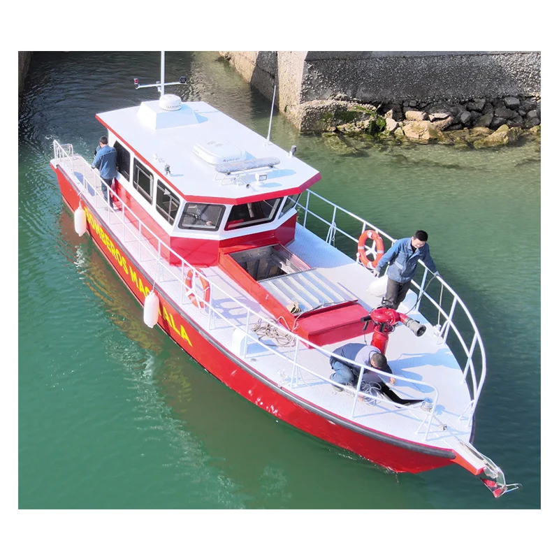 

Customizable 13.25m Aluminium Fire Fighting Rescue Boats for Sale