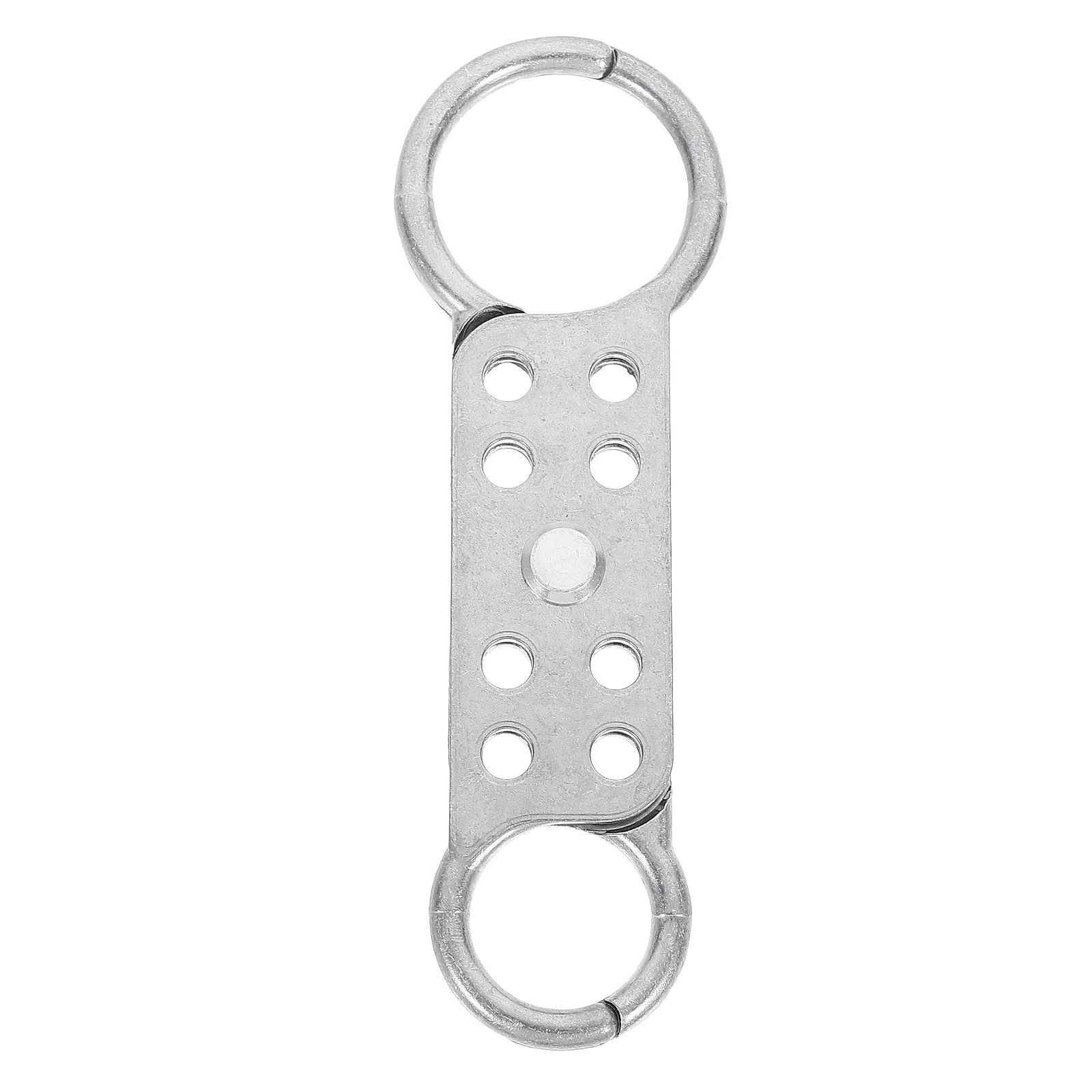 

Aluminum Hasp Lock 8 Holes Safety Universal Padlock Industrial Equipment Appliance Practical Reliable