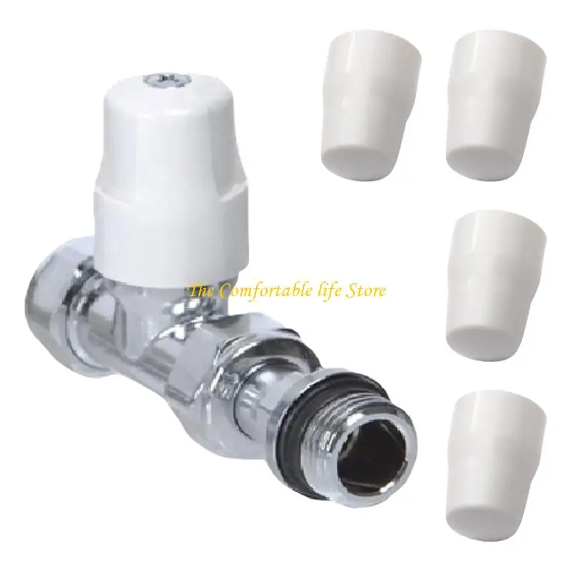 A9LA 4PCS غطاء أنبوب الماء يغطى الشفاه المزخرفة لصمامات الحنفي