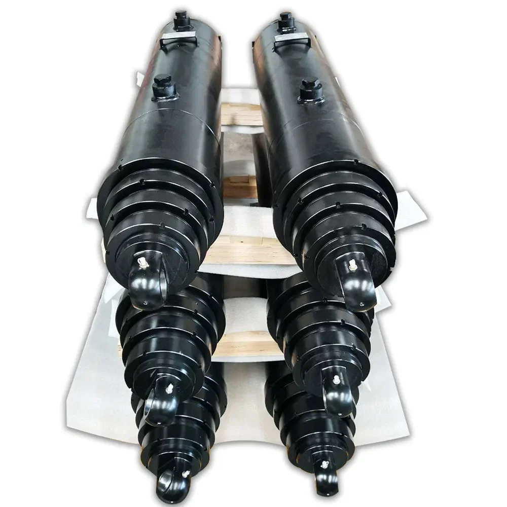 

Single-Acting Telescopic Hydraulic Cylinders For Dump Trucks Custom Sizes 3 4 5-Stages