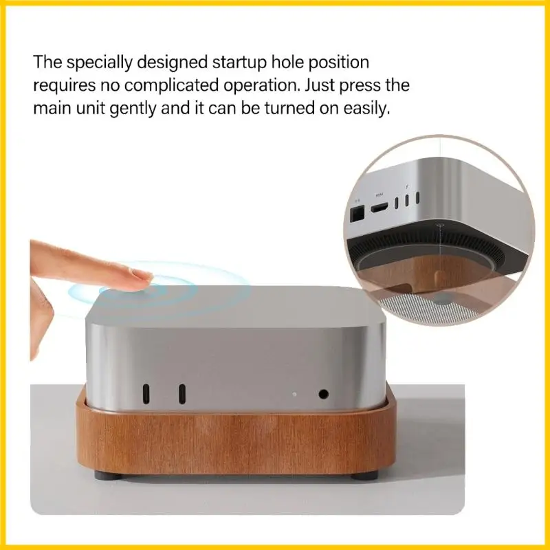 

Wooden Desktop Stand for Enhanceds Airflows And NonSlip Protections