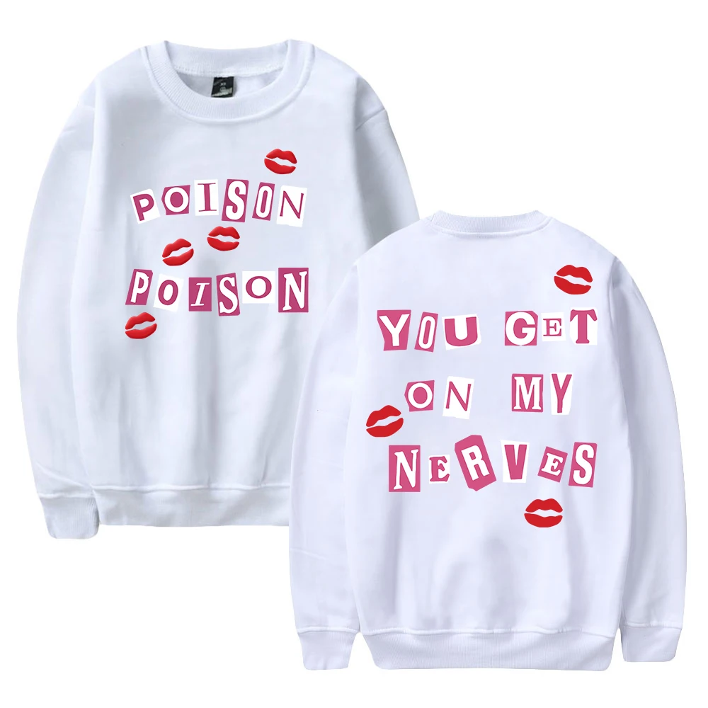 Sudadera de Renee rap Poison Merch para hombre y mujer, ropa de calle de manga larga con cuello redondo, 2024