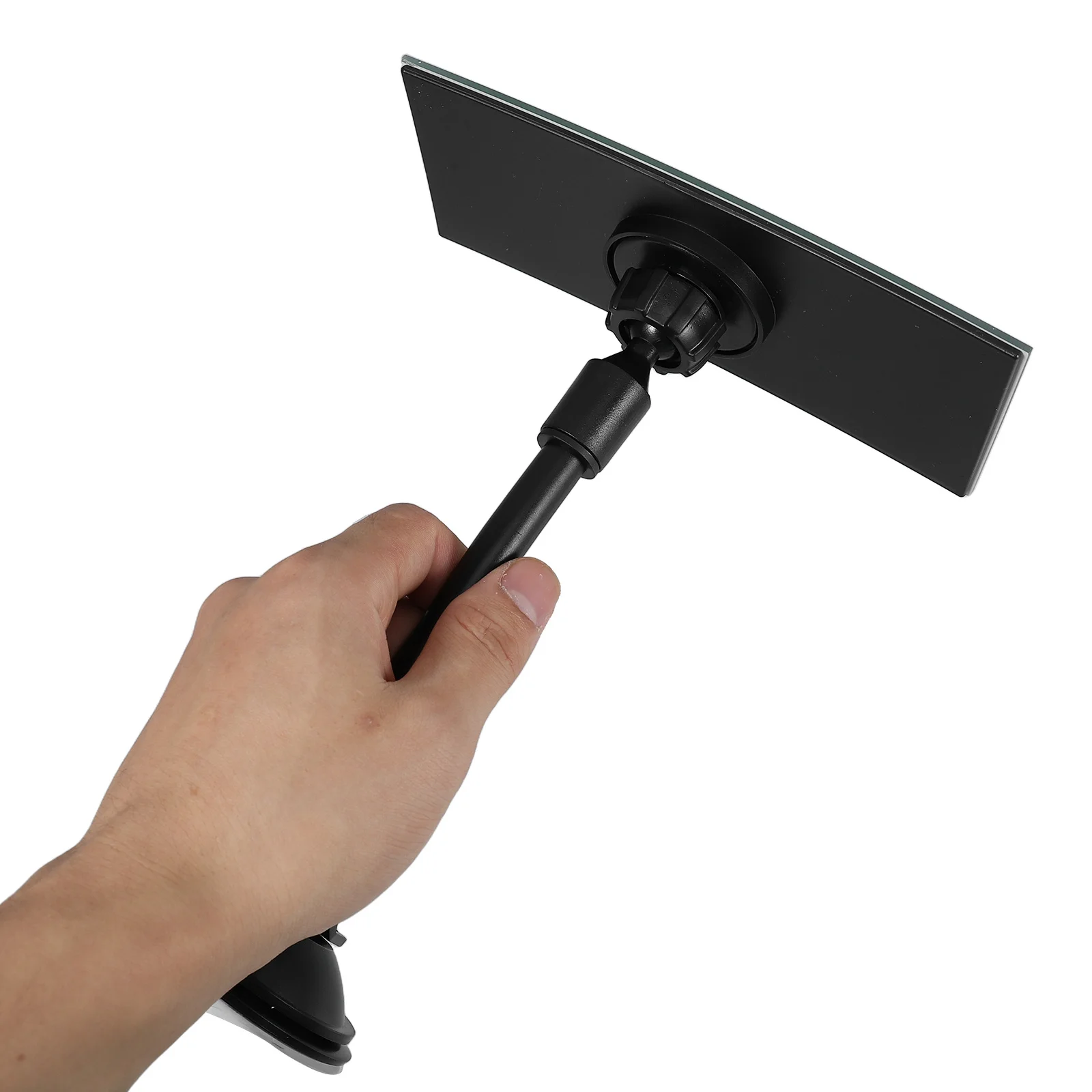 

Car Rearview Mirror Rectangle Large View Reflective Wide Angle Anti-Glare Mirror Provides Blind Spot Safety Control Easy to