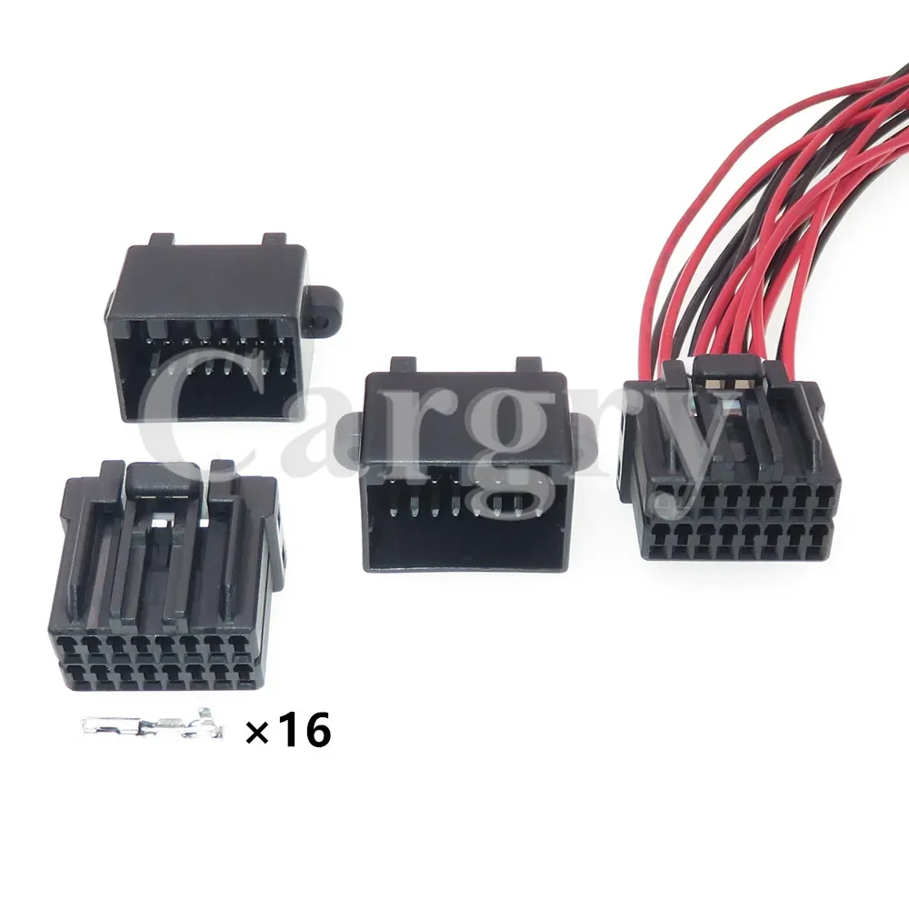

1 Set 16P 175966-2 Automobile Wire Harness Unsealed Socket For Honda AC Assembly Auto Modification Connector Accessories