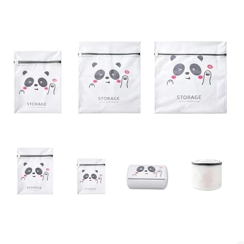Polyester Washing Bag With Playful Pattern For Clothing Laundry Protector JOMD